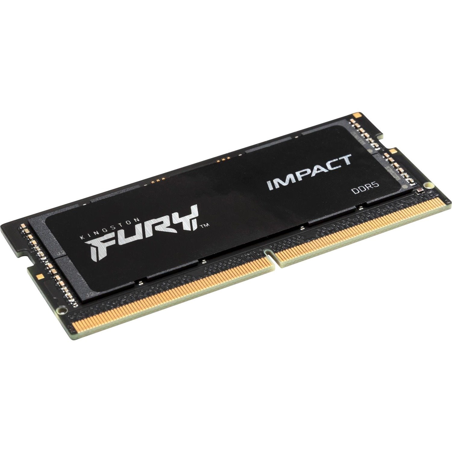 Kingston FURY Impact RAM Module for Notebook - 16 GB (1 x 16GB) - DDR5-5600/PC5-44800 DDR5 SDRAM - 5600 MHz Single-rank Memory - CL40 - 1.10 V