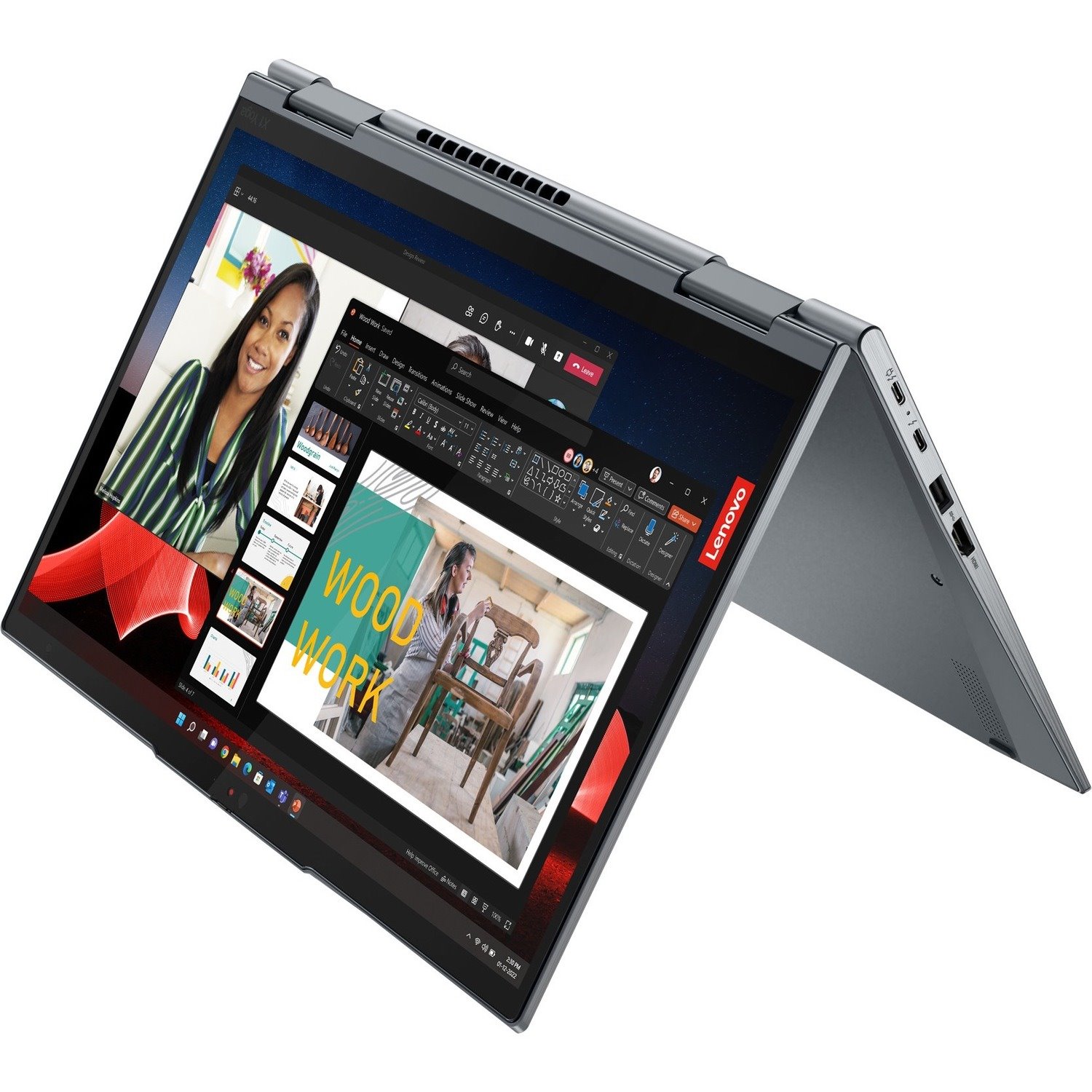 Lenovo ThinkPad X1 Yoga Gen 8 21HQ000CUS 14" Touchscreen Convertible 2 in 1 Notebook - WUXGA - Intel Core i7 13th Gen i7-1365U - vPro Technology - Intel Evo Platform - 16 GB - 512 GB SSD - English Keyboard - Storm Gray