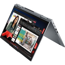 Lenovo ThinkPad X1 Yoga Gen 8 21HQ000HAU 14" Touchscreen Convertible 2 in 1 Notebook - WUXGA - Intel Core i7 13th Gen i7-1355U - Intel Evo Platform - 16 GB - 512 GB SSD - English Keyboard - Storm Grey