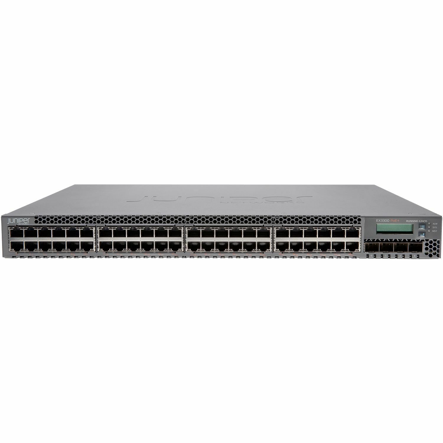 Juniper EX EX3300-48T 48 Ports Manageable Layer 3 Switch - Gigabit Ethernet, Fast Ethernet - 10/100/1000Base-T, 10/100Base-TX