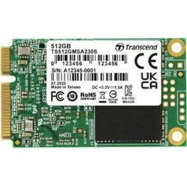 Transcend 230S 512 GB Solid State Drive - mSATA Internal - SATA (SATA/600)