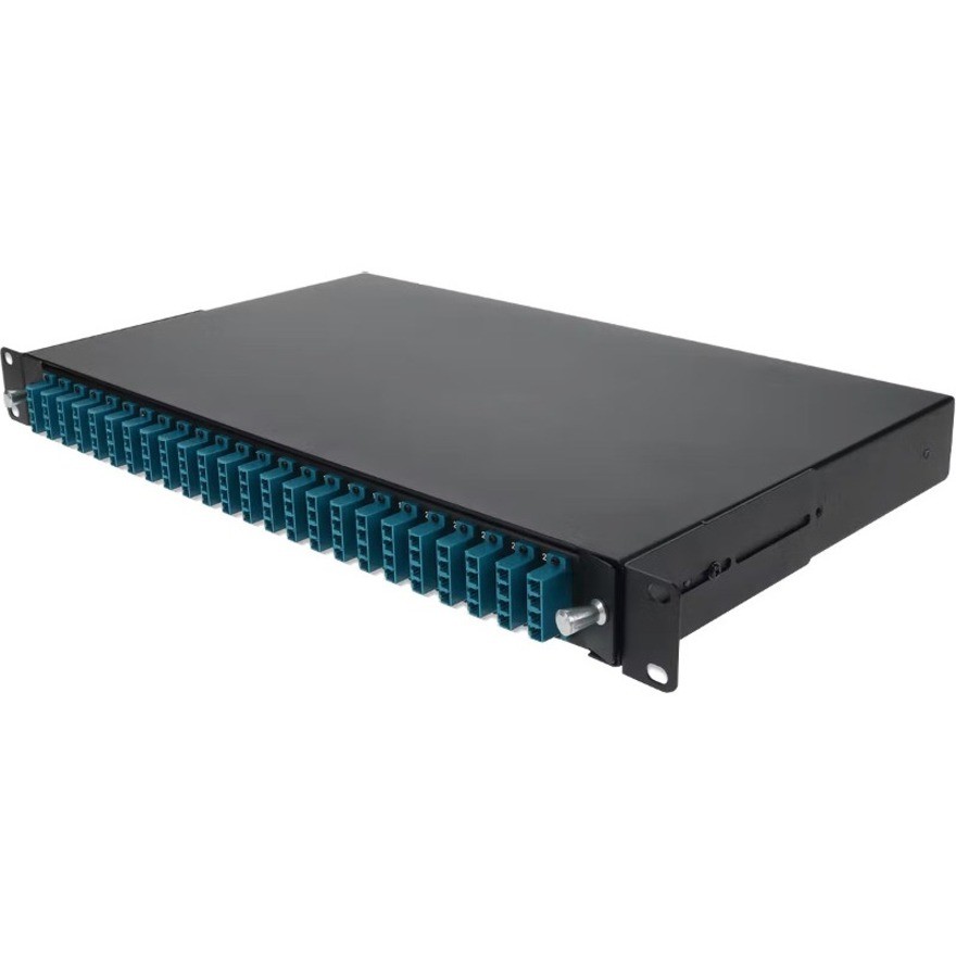 AddOn 19-inch Rack Mount 1U Patch Panel with 48 UPC LC Duplex, Single-Mode OS2
