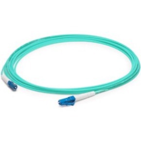 AddOn 1m LC to LC Aqua OM4 Simplex OFNR (Riser-Rated) Fiber Patch Cable