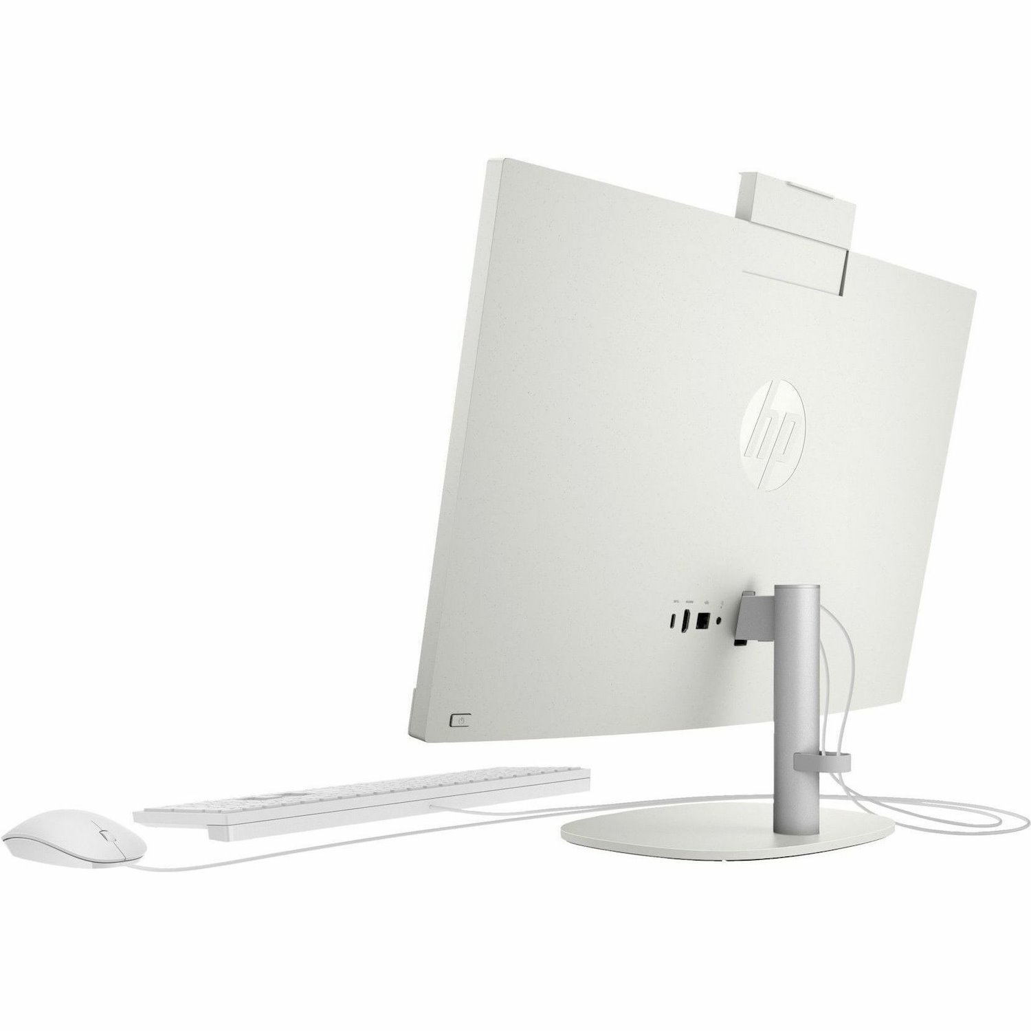 HP 24-cr0000a 24-cr0013a All-in-One Computer - AMD Ryzen 7 7730U - 16 GB - 512 GB SSD - 23.8" Full HD - Desktop - Shell White