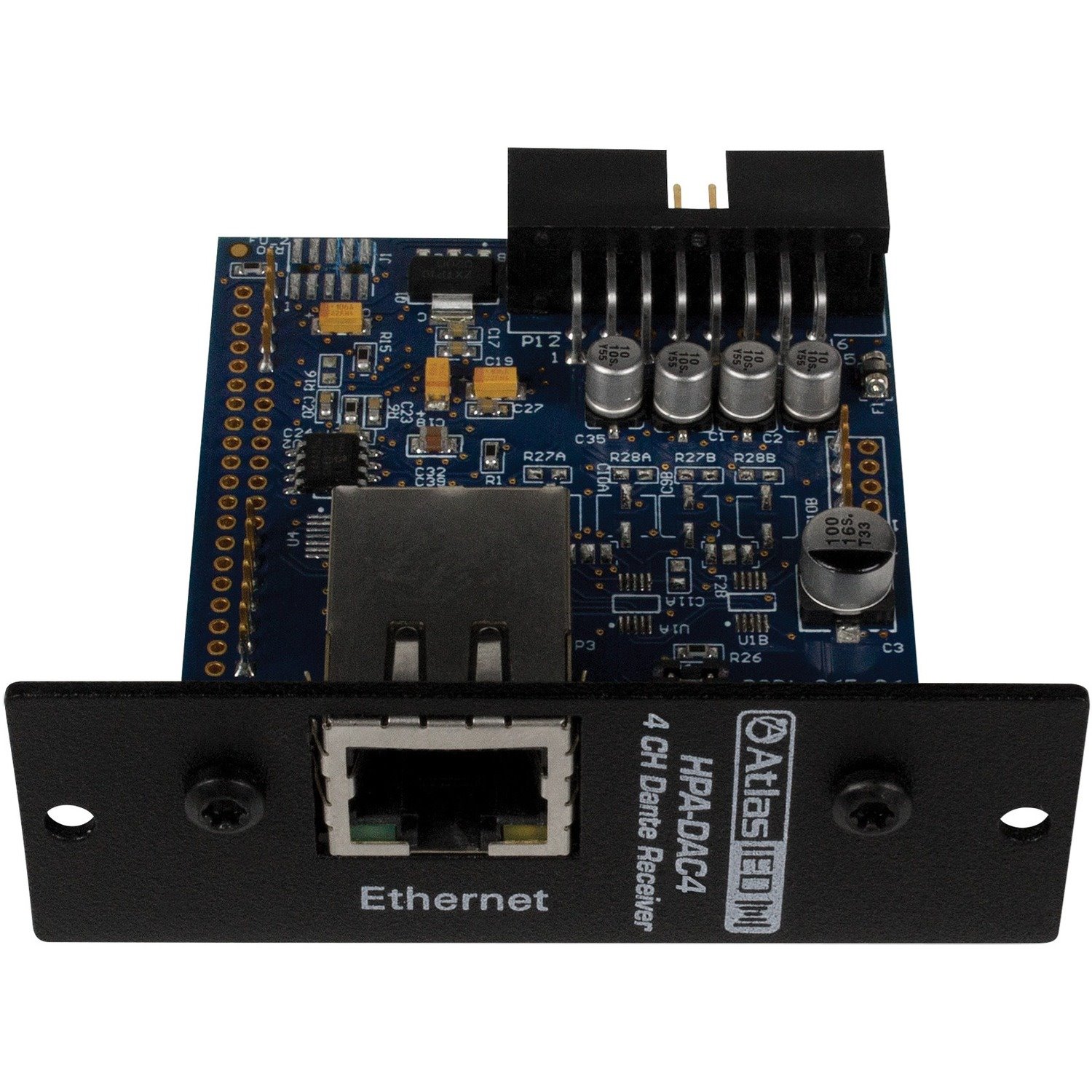 AtlasIED Four-Input Dante Accessory Card for HPA Amplifers