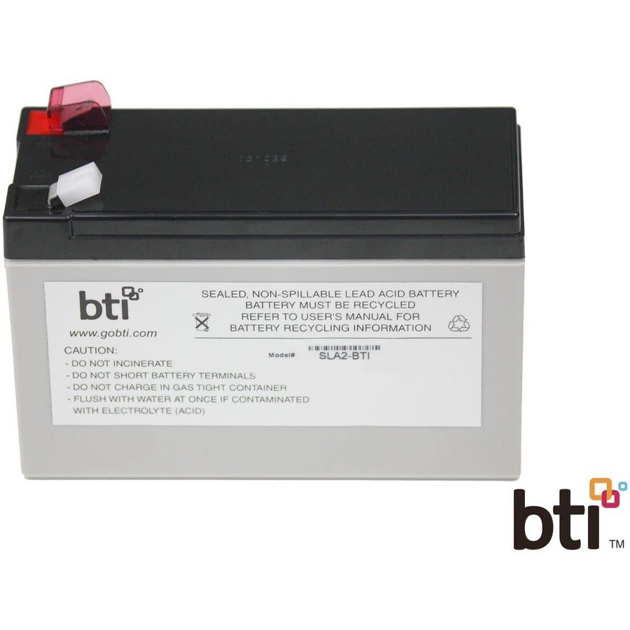 BTI RBC2-SLA2-BTI SEALED LEAD ACID BATTERY FOR APC BE400-LM, BE500-IN, BE500R, BE500R-AS, BE500R-CN, BE500TW, BE500U, BE500U-CN, BE500Y-IN, BE525-AS