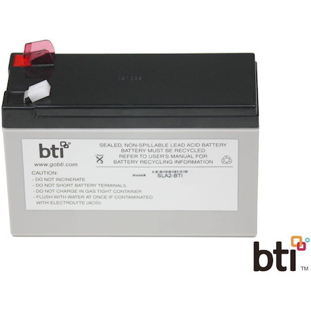 BTI RBC2-SLA2-BTI SEALED LEAD ACID BATTERY FOR APC - 2yr Warranty - BE400-LM, BE500-IN, BE500R, BE500R-AS, BE500R-CN, BE500TW, BE500U, BE500U-CN, BE500Y-IN, BE525-AS