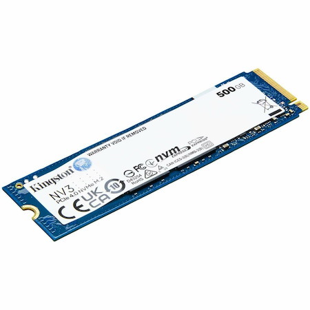 Kingston NV3 500 GB Solid State Drive - M.2 2280 Internal - PCI Express NVMe (PCI Express NVMe 4.0 x4)