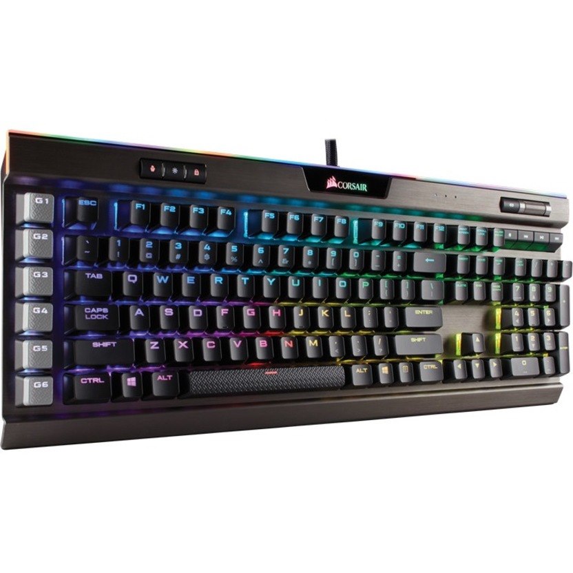 Corsair K95 Keyboard - Cable Connectivity - USB 2.0 Interface - Gunmetal