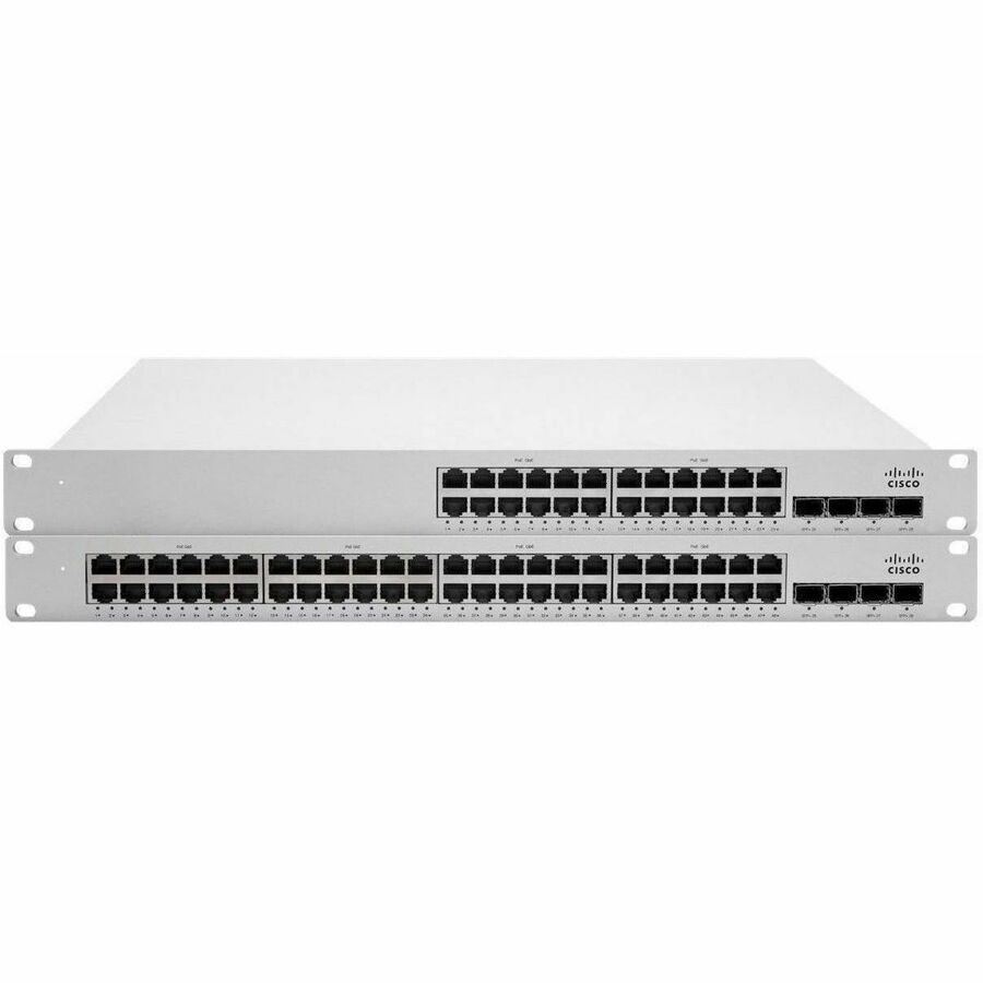Cisco Meraki MS150-24P-4G L2 STCK Cld-Mngd 24Ge 370W PoE Switch