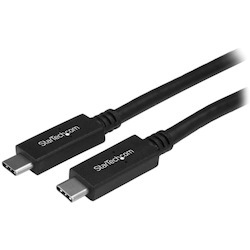 StarTech.com 2m 6 ft USB C Cable with Power Delivery (3A) - M/M - USB 3.0 - USB-IF Certified - USB 3.0 Type C Cable - USB 3.2 Gen 1(5Gbps)