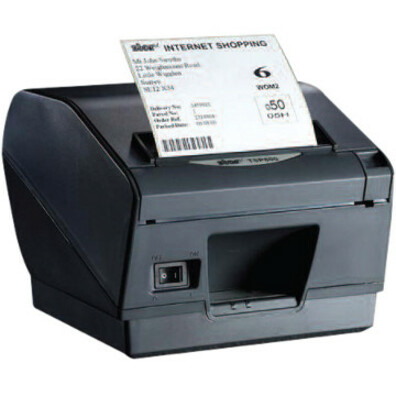 Star Micronics TSP847II Desktop Direct Thermal Printer - Monochrome - Receipt Print - With Cutter - Charcoal, Grey