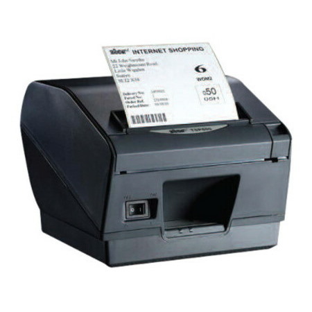 Star Micronics TSP847II Desktop Direct Thermal Printer - Monochrome - Receipt Print - With Cutter - Charcoal, Grey
