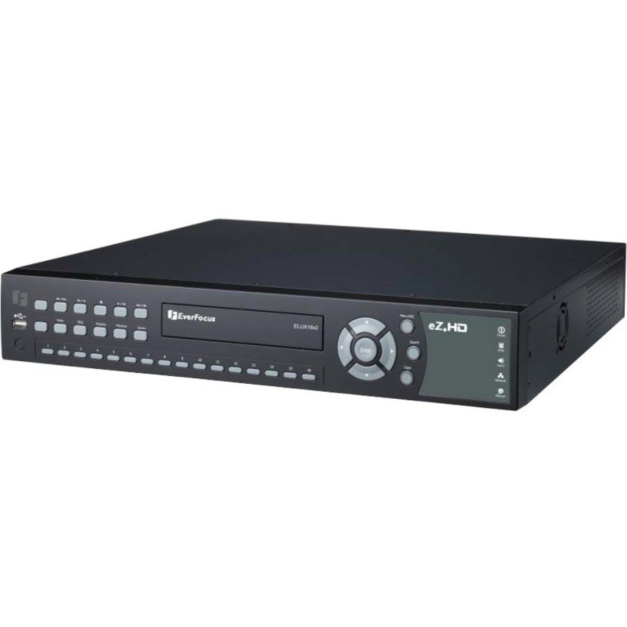 EverFocus 16 CH, H.264, 1080p Full HD Hybrid(AHD + TVI)DVR - 4 TB HDD