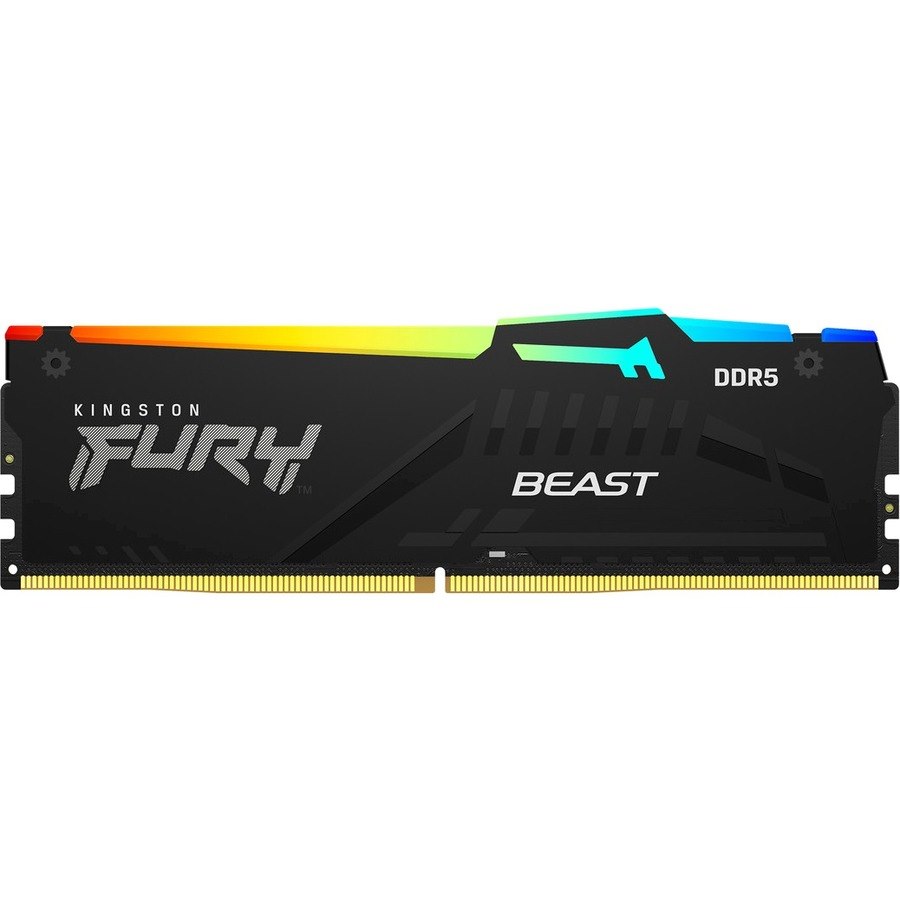 Kingston FURY Beast RAM Module for Desktop PC, Motherboard - 64 GB (2 x 32GB) - DDR5-5600/PC5-44800 DDR5 SDRAM - 5600 MHz Dual-rank Memory - CL40 - 1.25 V