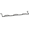 Black Box Horizontal IT Rackmount Cable Manager - 1U, 19" , Single-Sided, Black