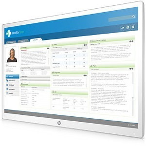 HP Healthcare Edition HC271 27" Class WQHD LCD Monitor - 16:9 - White