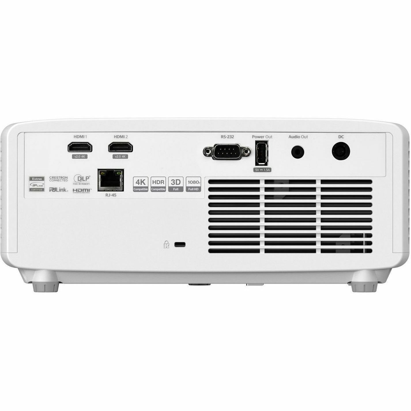 Optoma ZH462 3D DLP Projector - 16:9 - Portable - White