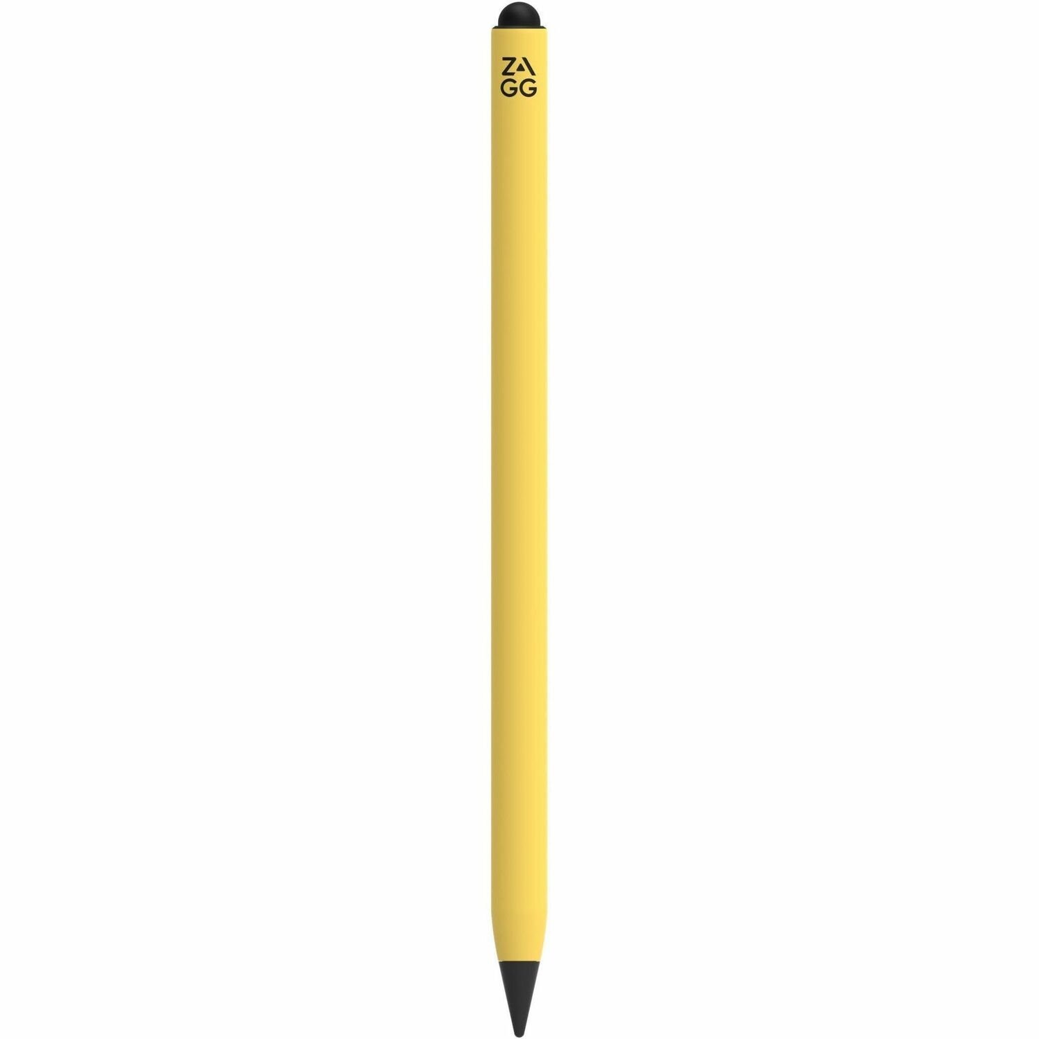 ZAGG Pro Stylus 2 - Wireless Charging Stylus - Yellow