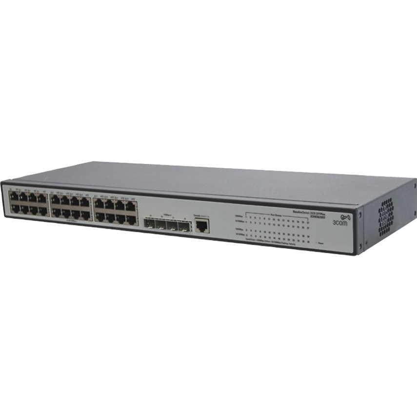 HPE V1910 V1910-24G 24 Poorten Beheer mogelijk Ethernetswitch - Gigabit Ethernet, Fast Ethernet - 10/100/1000Base-T