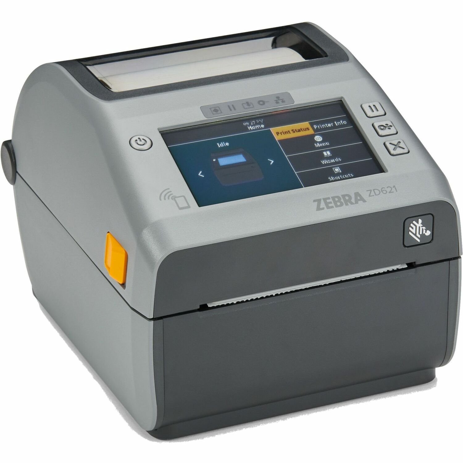 Zebra ZD621 Retail, Healthcare, Transportation & Logistic, Manufacturing Direct Thermal Printer - Monochrome - Desktop - Label/Receipt Print - Ethernet - USB - USB Host - Serial - Bluetooth 4.1 - IEEE 802.11ac Wireless LAN - RFID