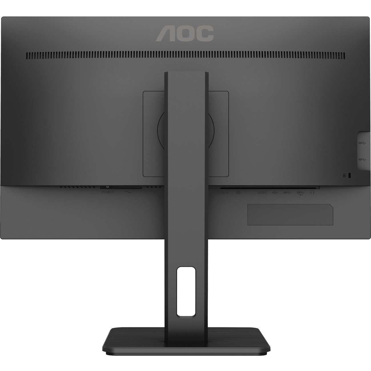 AOC Q24P2Q 24" Class WQHD LCD Monitor - 16:9 - Black