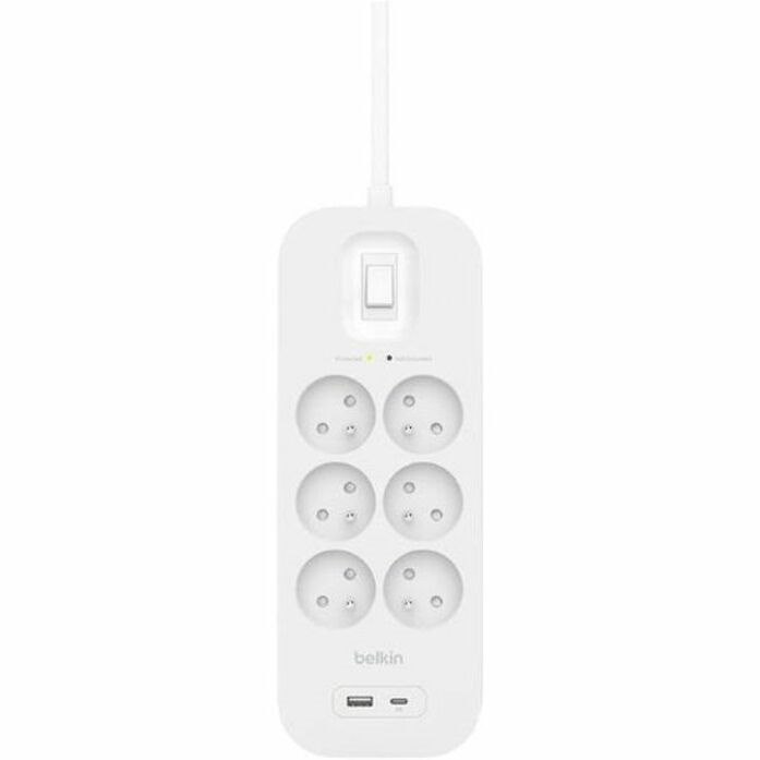 Belkin Surge Protection With Usb C 6 Outlet