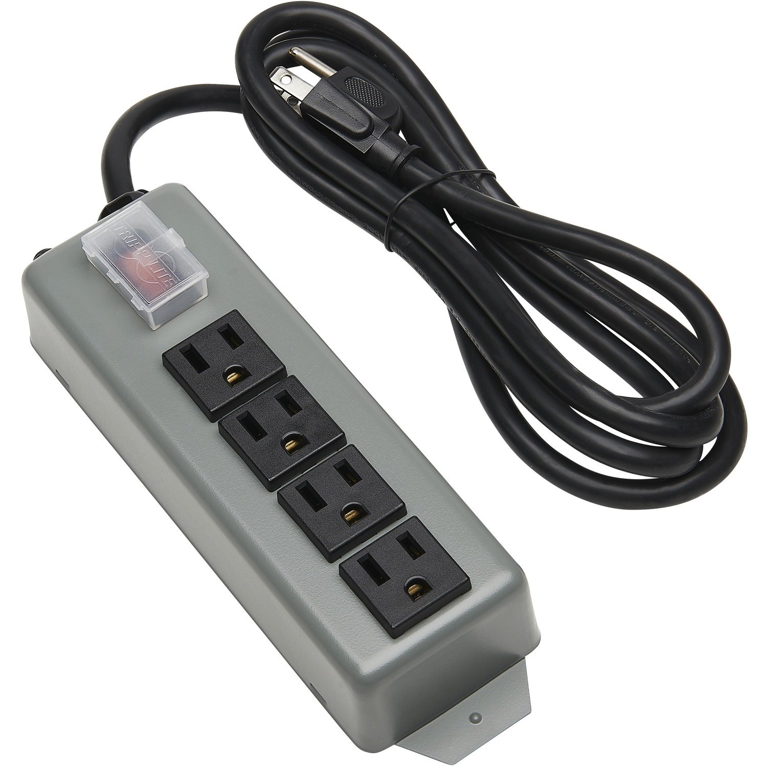 Eaton Tripp Lite Series Industrial Power Strip, 4-Outlet, 6 ft. (1.8 m) Cord, Locking Switch Cover