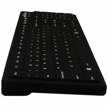 Seal Shield Seal Silk Pro SK104 Keyboard - Cable Connectivity - USB Interface - Black
