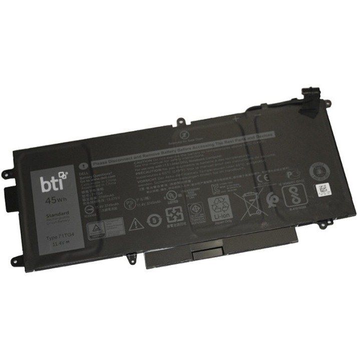 BTI 71TG4-BTI 11.4V 45WHR LI-ION BATTERY 71TG4, CFX97, X49C1 LATITUDE 5289, LATITUDE 7389, LATITUDE 7390 2-IN-1