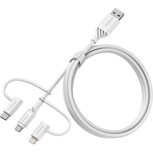 OtterBox 1 m Lightning/Micro-USB/USB/USB-C Data Transfer Cable for Smartphone, Mobile Device