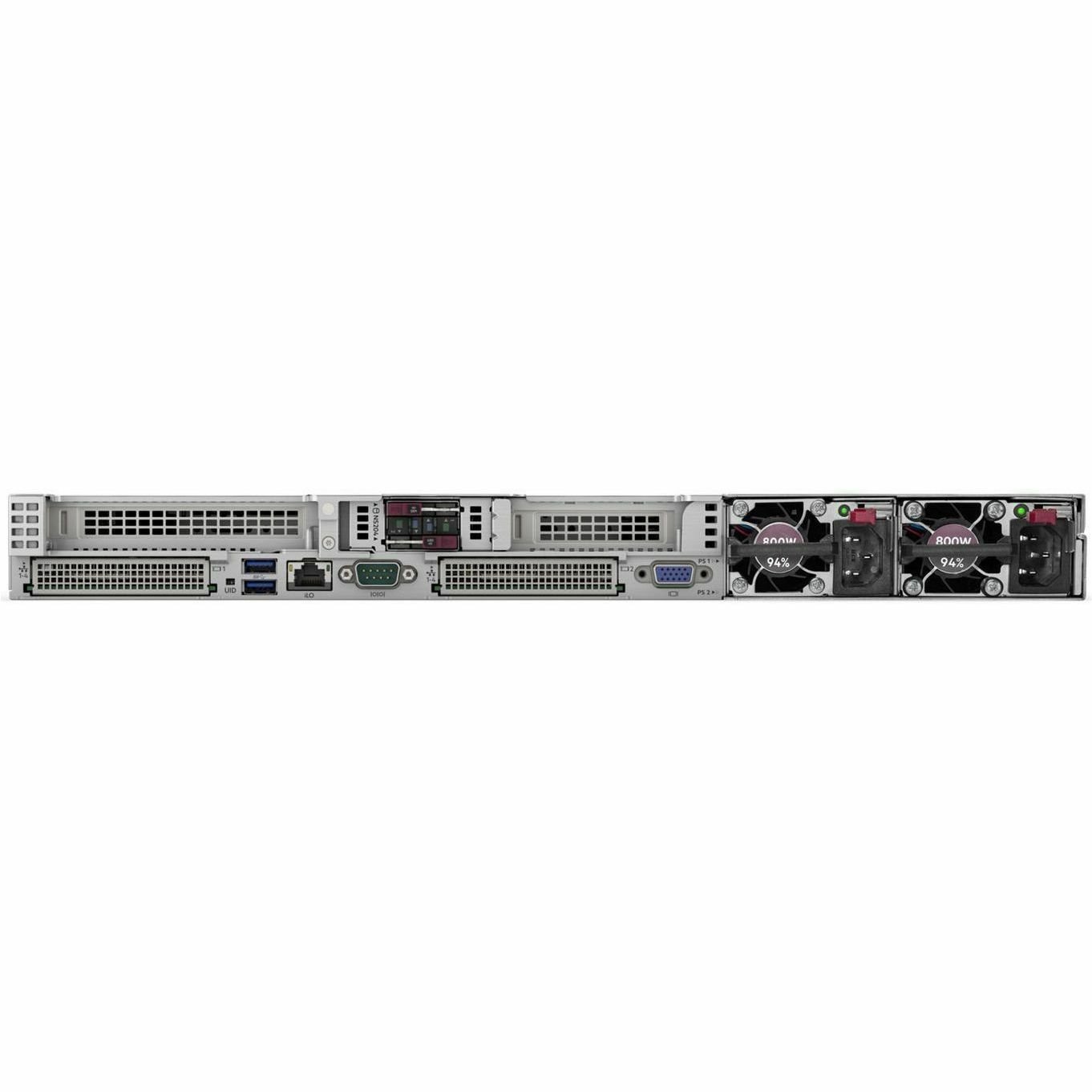 HPE SMART CHOICE ProLiant DL360 Gen11 1U Rack Server - 1 x Intel Xeon Gold 6530 2.1 GHz - 128 GB RAM - NVMe Controller