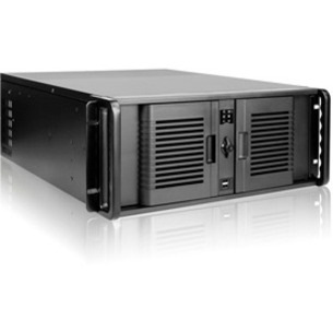 iStarUSA 4U Compact Stylish Rackmount Chassis with 500W Redundant Power Supply