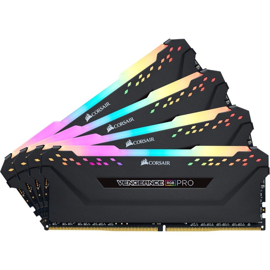 Corsair Vengeance RGB Pro RAM Module - 32 GB (4 x 8GB) - DDR4-3600/PC4-28800 DDR4 SDRAM - 3600 MHz - CL18 - 1.35 V