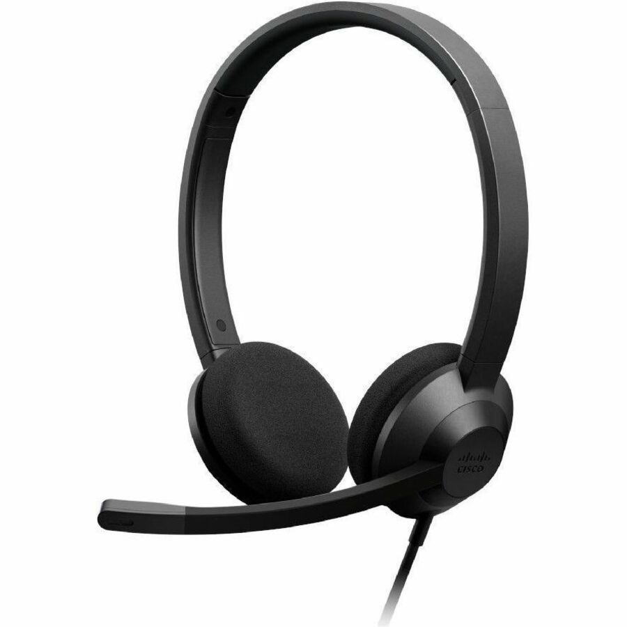 Cisco 321 Wired On-ear Mono Headset - Black