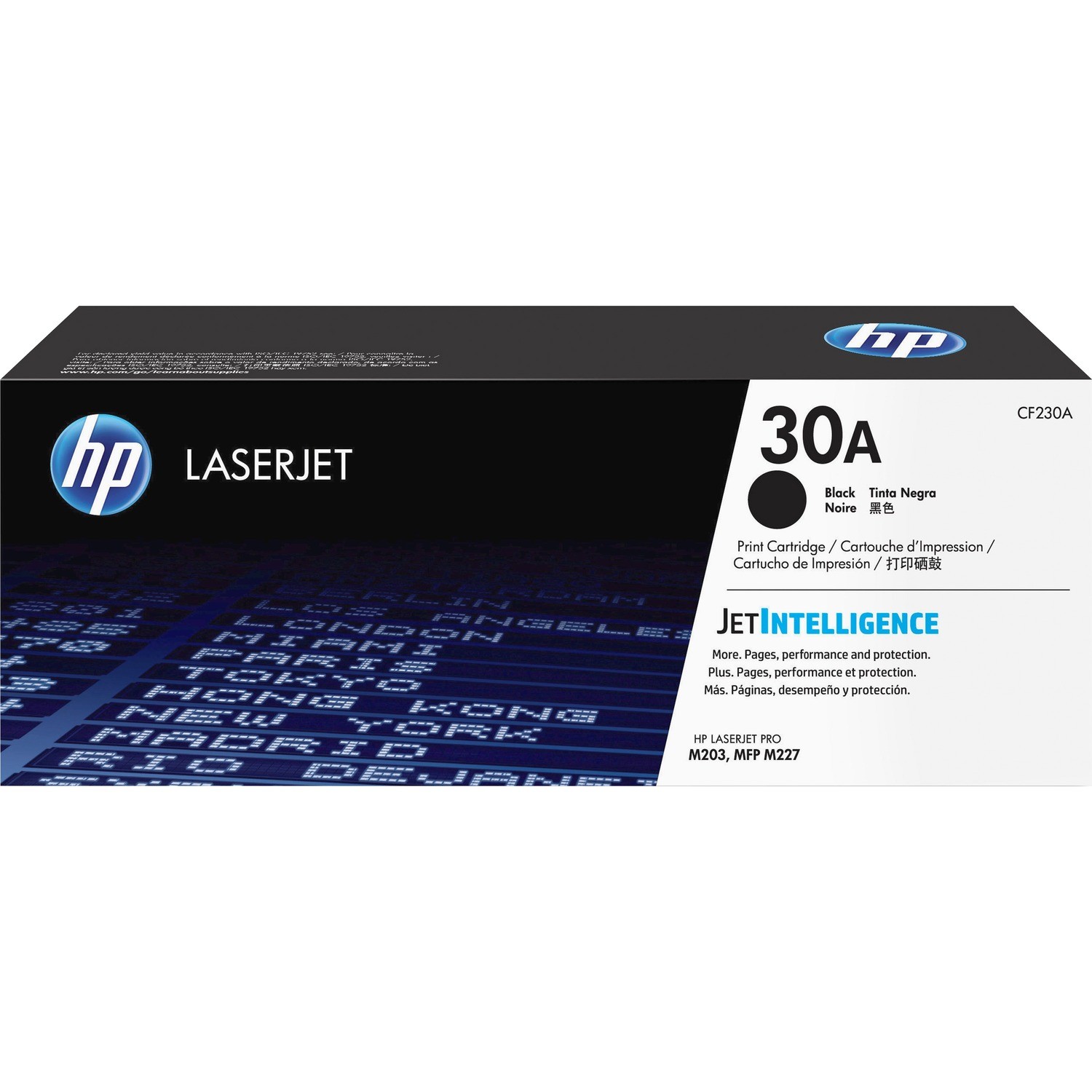 HP 30A BLACK TONER - APPROX 1.6K PAGES - FOR M203, M227 SERIES PRINTERS