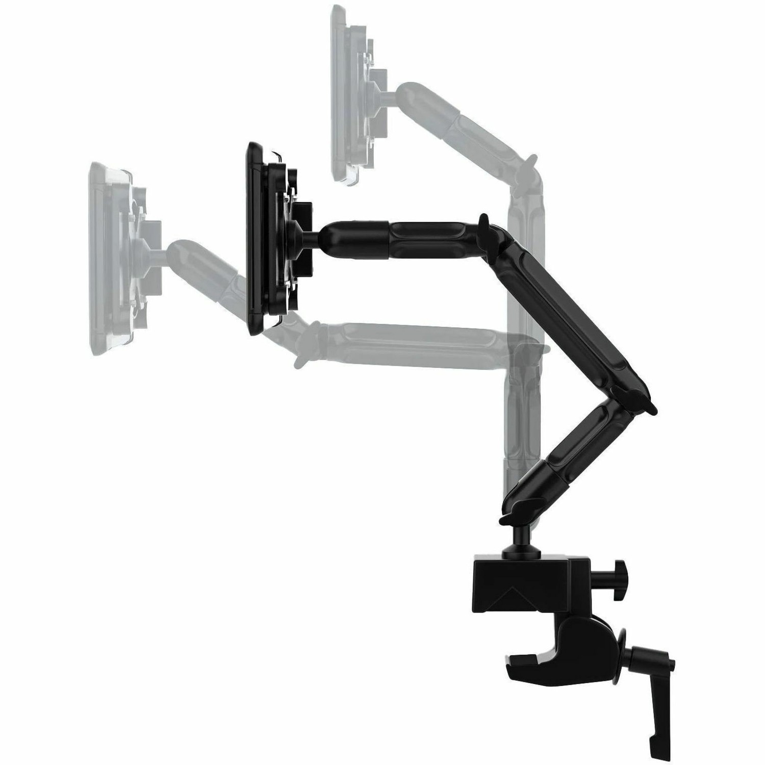 CTA Digital Custom Flex Clamp Mount for Tablet Case, iPad (10th Generation) - Black - Landscape/Portrait