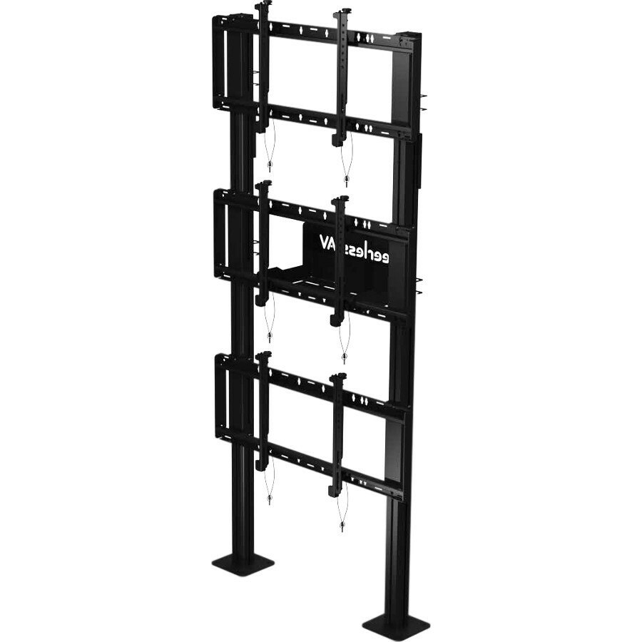 Peerless-AV&reg; SmartMount&reg;Modular Video Wall Pedestal Mount 1x3 Configuration FOR 46" TO 60" Displays