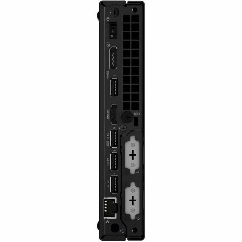 Lenovo ThinkCentre M80q Gen 4 12E90003CA Desktop Computer - Intel Core i7 13th Gen i7-13700T - vPro Technology - 16 GB - 512 GB SSD - Tiny - Black