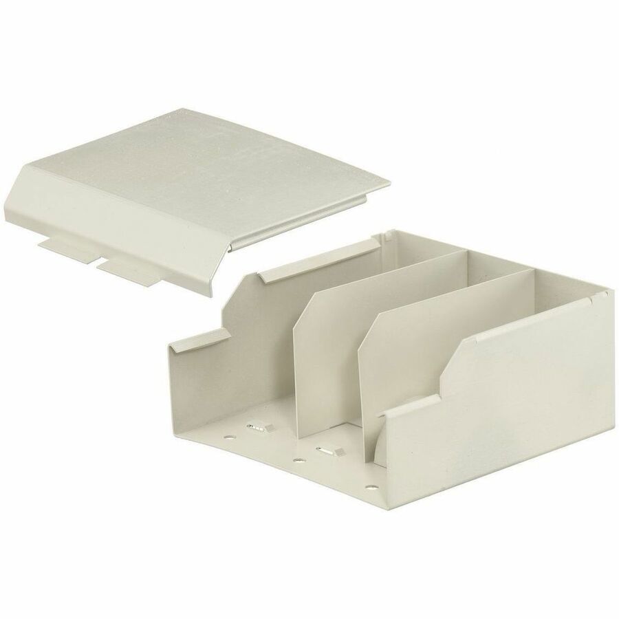 Hubbell Premise Wiring Metal Raceway, Divided Entrance Fitting, HBL6750 Series, Ivory