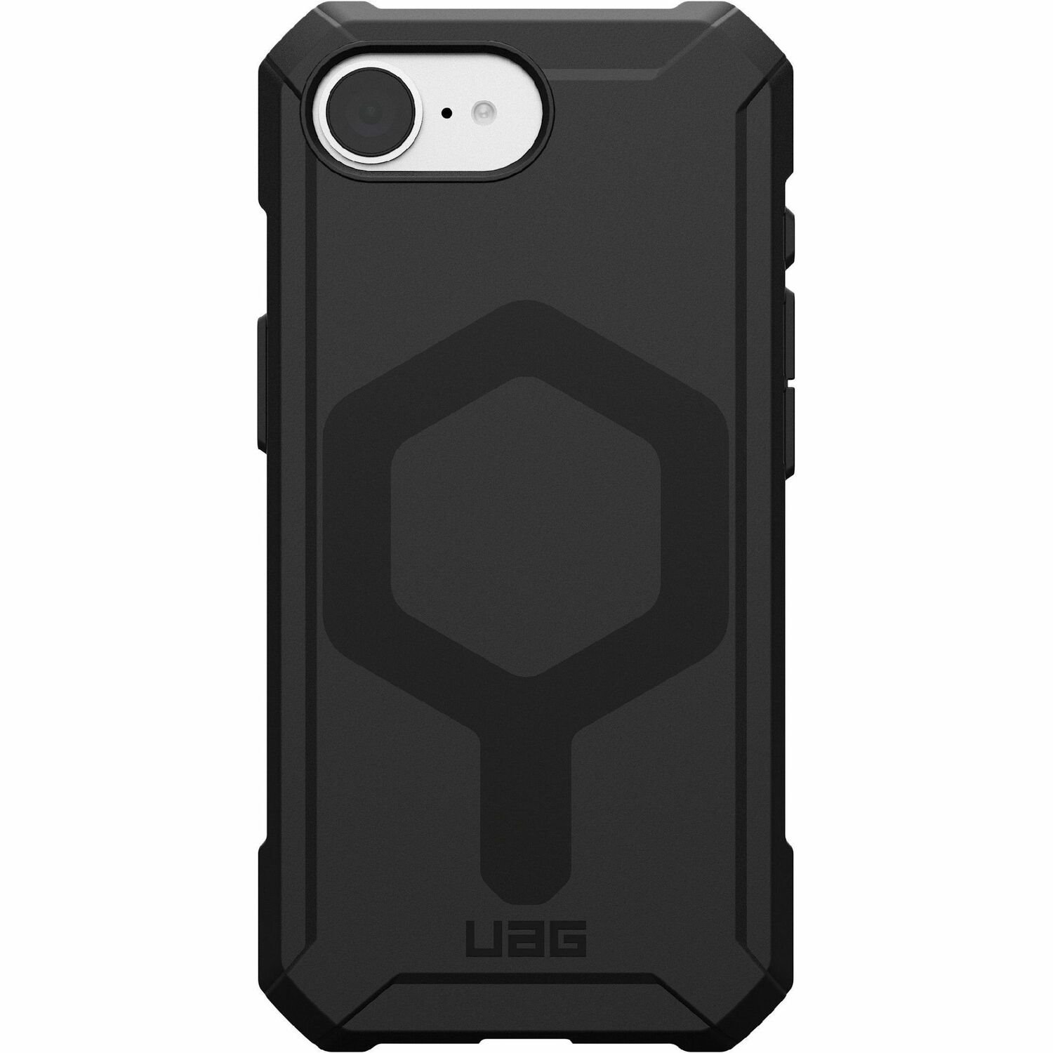 Urban Armor Gear Essential Armor Rugged Case for Apple iPhone 16e Smartphone - Hex Pattern - Black