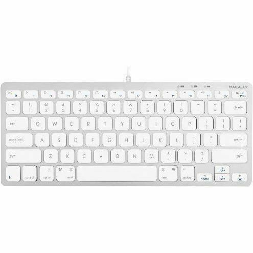 Macally Wired Usb-C Usb-A Mac Keyboard