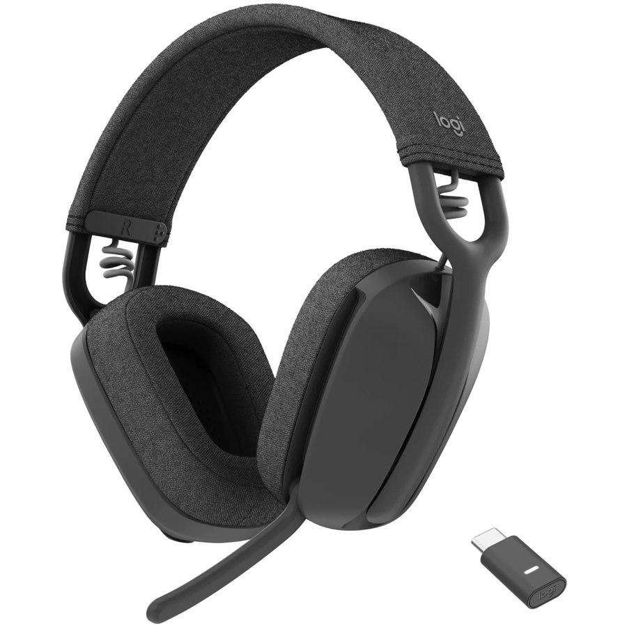 Logitech Zone Vibe Wireless Over-the-ear Stereo Headset - Graphite Grey