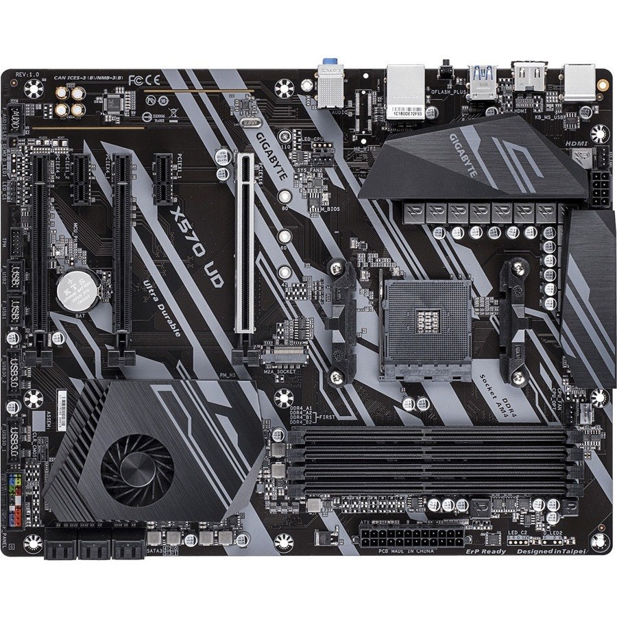 Gigabyte Ultra Durable X570 UD Desktop Motherboard - AMD X570 Chipset - Socket AM4 - ATX