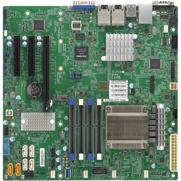 Supermicro X11SSH-GF-1585L Server Motherboard - Intel C236 Chipset - Socket BGA-1440 - Micro ATX
