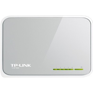 TP-LINK 5-PORT UNMANAGED SWITCH, 10/100MBPS(5), WHITE, 3YR