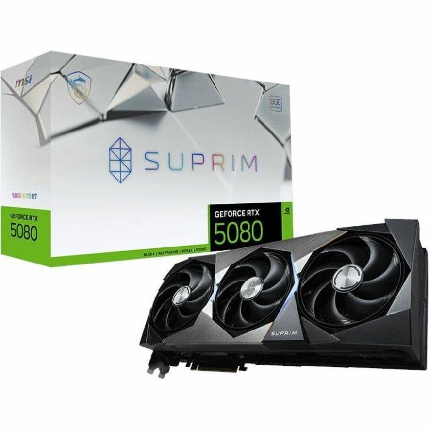 MSI NVIDIA GeForce RTX 5080 Graphic Card - 16 GB GDDR7