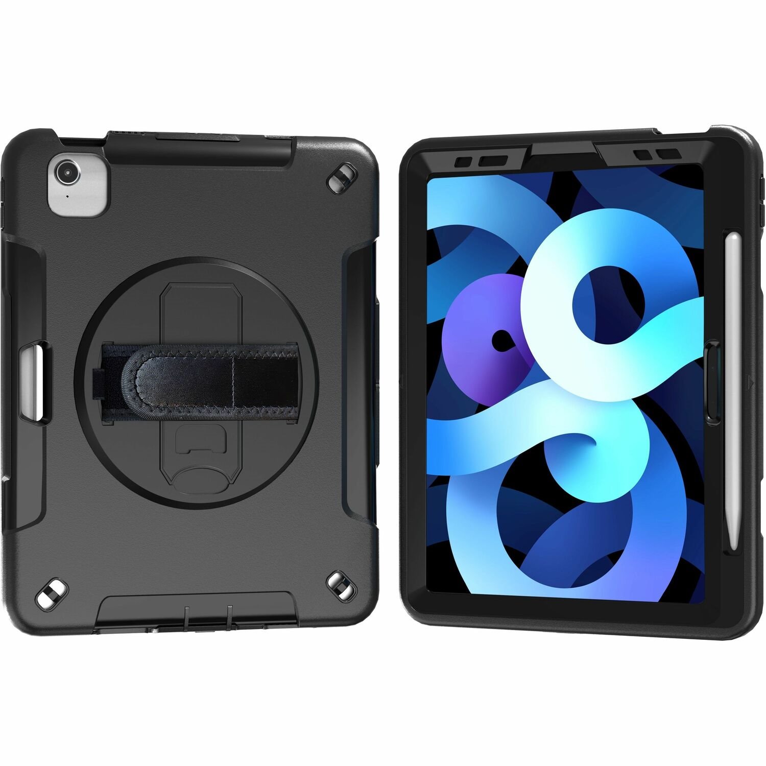 CTA Digital Rugged Carrying Case for 11" Apple iPad Air 11 (2024) Tablet