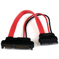 StarTech.com 6in Slimline SATA to SATA Adapter with Power - F/M