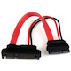 StarTech.com 6in Slimline SATA to SATA Adapter with Power - F/M